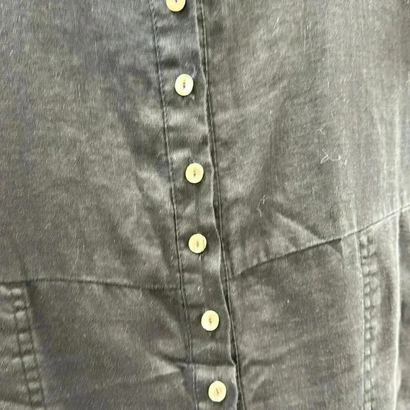 LANTROPY BLACK LINEN JUMPSUIT SIZE SMALL - Picture 7 of 8